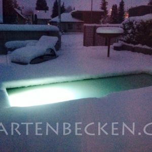 Gartenbecken Bei Nacht 019